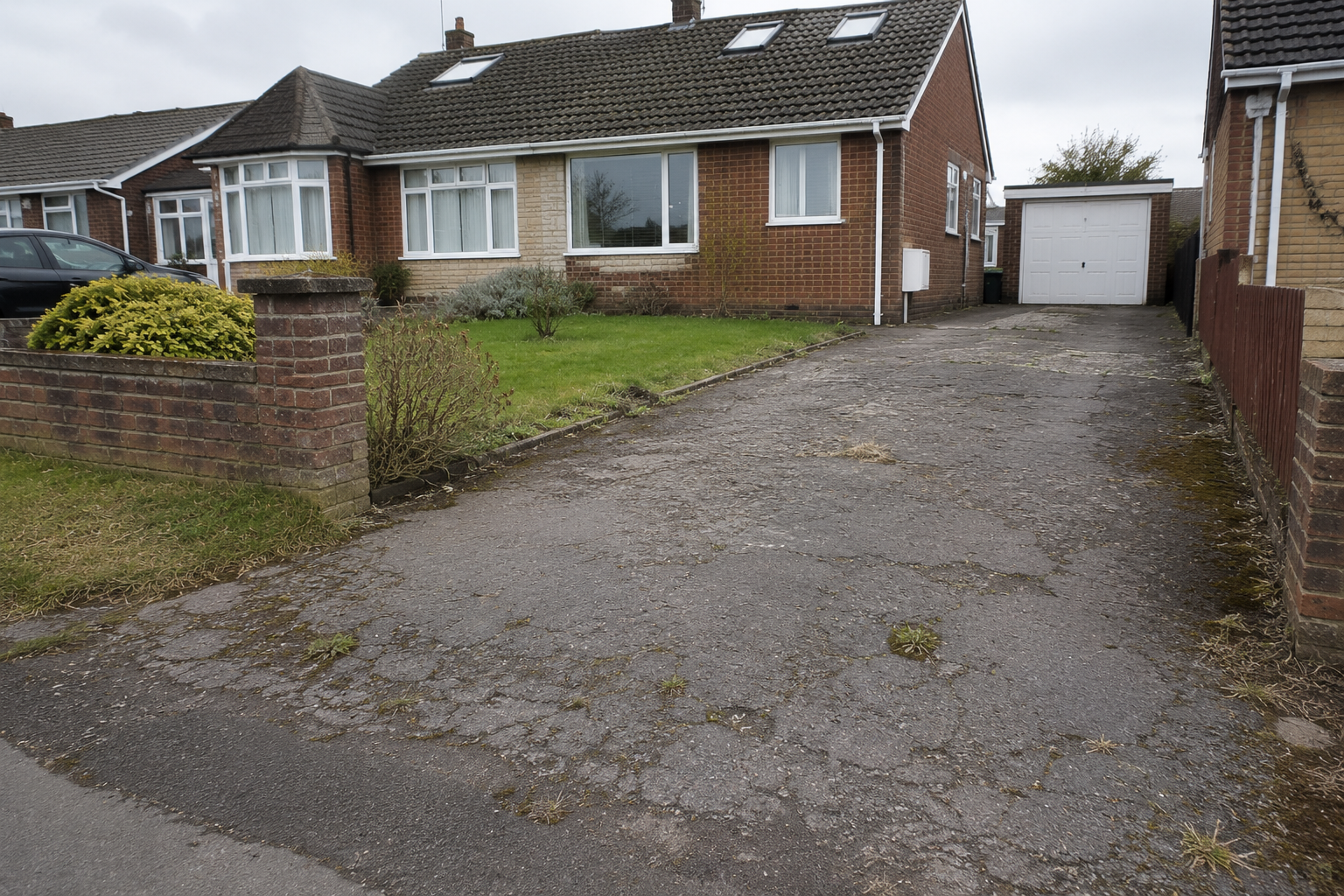Before: Driveway Resurfacing